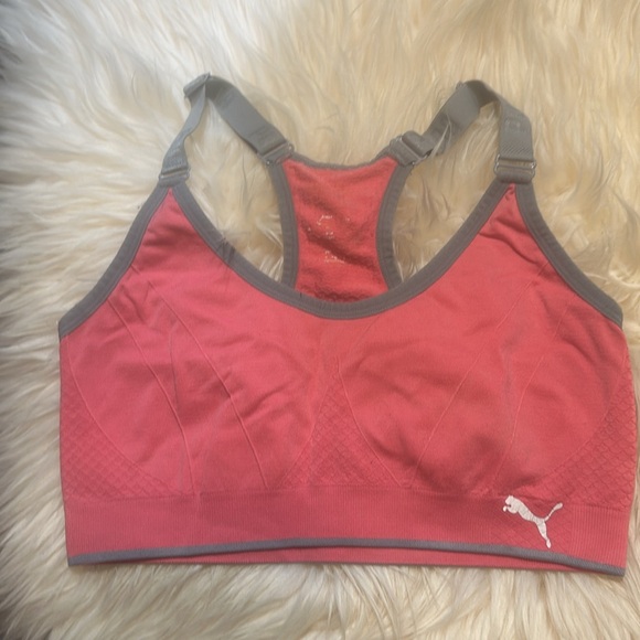 Set of 4 sports bras racerback keyhole stretchy support athletic bra - Picture 8 of 9